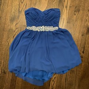 Royal blue homecoming or cocktail dress, like new